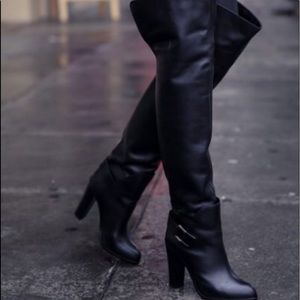 SERGIO ROSSI | over the knee saddle boots
